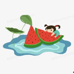 吃瓜简约画,轻松一瞥生活百态